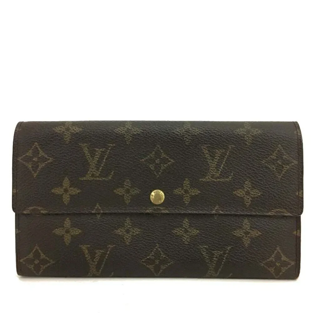 Louis Vuitton Monogram Portefeiulle Sarah Long Bifold Wallet/6W0146